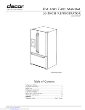 DACOR 106622 Use & Care Manual