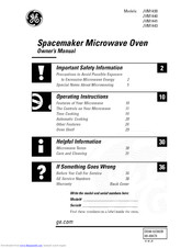 GE Spacemaker JVM1443 Owner's Manual