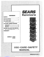 KENMORE 32129 Use & Care Manual