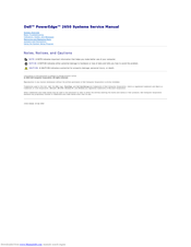 Dell PowerEdge 2650 Service Manual