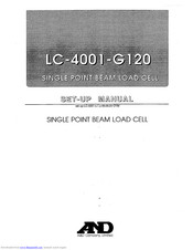 A&D LC-4001-G120 Setup Manual