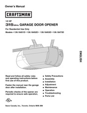 Craftsman 139.18453D Owner's Manual