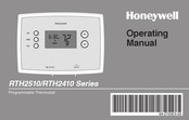 Honeywell RTH2510/RTH2410 Series Operating Manual