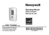 Honeywell PRO TH2000 Series Operating Manual