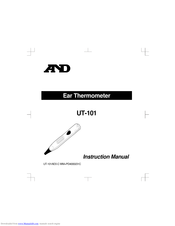 A&D UT-101 Instruction Manual