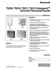 Honeywell Versaguard TG512 User Manual
