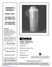 KENMORE 625.38828003 Owner's Manual