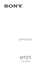 Sony Xperia Sola MT27i User Manual