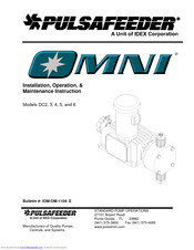 Pulsafeeder DC3 Installation & Operating Instructions Manual