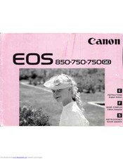 Canon EOS 750 QD Instructions Manual