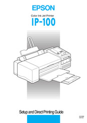 Epson IP-100 Setup And Direct Printing Manual