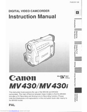 Canon MV430 i Instruction Manual