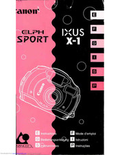 Canon ELPH Sport Instructions Manual