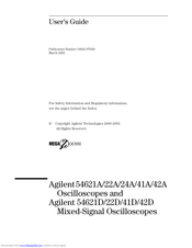 Agilent Technologies 42A User Manual