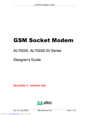 Altec AL7020S-3V Series Designer's guide Designer's Manual