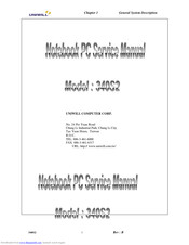 Uniwill 340S2 Service Manual