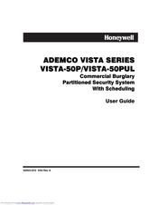 Honeywell Ademco VISTA-50P User Manual
