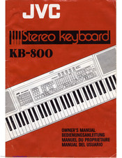 JVC KB-800 Owner's Manual