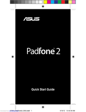 Asus Padfone 2 Station Quick Start Manual