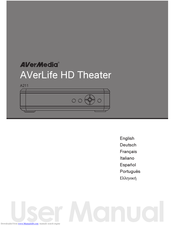 Avermedia AVerLife HD Theater A211 User Manual