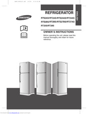 Samsung RT28S Owner's Instruction Manual