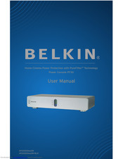 Belkin PureAV PF30 User Manual