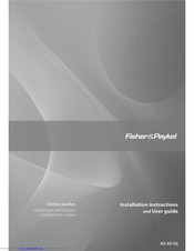 Fisher & Paykel WH70F60W Series Installation Instructions And User Manual