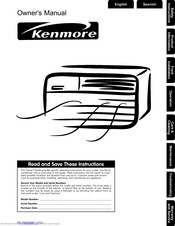 Sears Kenmore Air Conditioner Owner's Manual