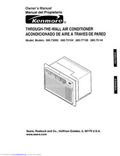 Kenmore Kenmore 580.73104 Owner's Manual