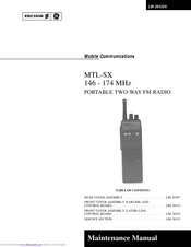 Ericsson GE MTL-SX Maintenance Manual