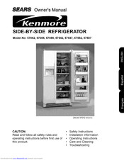Sears Kenmore 57587 Owner's Manual
