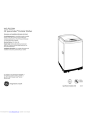 GE Spacemaker WSLP1100H Specification