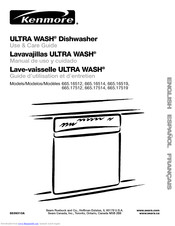 Kenmore Ultra Wash 665.17512 Use & Care Manual