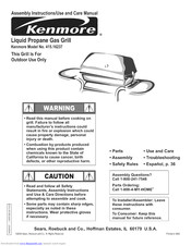 Kenmore Kenmore 415.16237 Use & Care Manual
