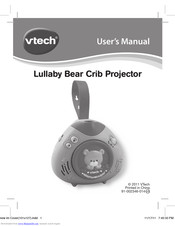 Vtech Lullaby Bear Crib Projector User Manual