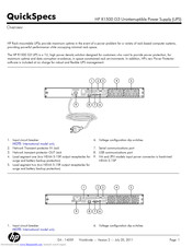 Compaq R1500 - UPS - Lead Acid Specification