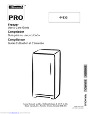 Kenmore Pro 253 Use & Care Manual