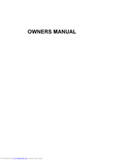 Kenmore 417 Series Owner's Manual