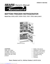 KENMORE 67272 Owner's Manual