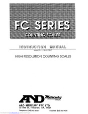 A&d FC-5000 Manuals | ManualsLib