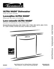 KENMORE Ultra Wash 665.1737 Series Use & Care Manual