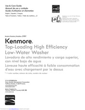 KENMORE 2130 Use & Care Manual