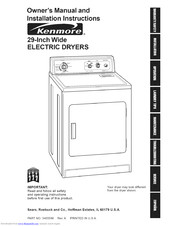 KENMORE 3405586 Owner's Manual
