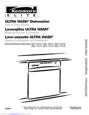 KENMORE Elite Ultra Wash 665.17572 Use & Care Manual