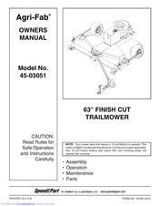 AGRI-FAB 45-03051 Owner's Manual