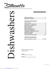 Danby Silhouette DDW2405W Instruction Manual