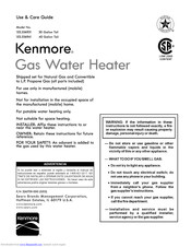 KENMORE 153.336941 Use & Care Manual
