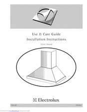 ELECTROLUX E36W100PS Installation Instructions Manual