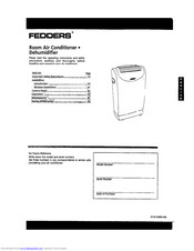 Fedders AEP09D2B Operating Instructions Manual