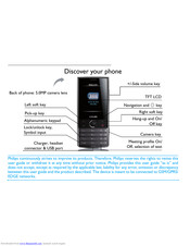 Philips Xenium X603 User Manual